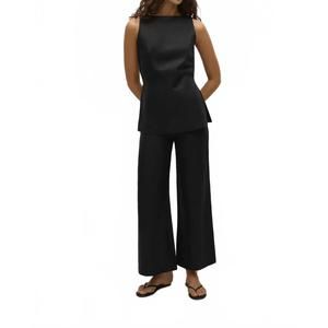 NEW FAITHFULL THE BRAND joan top in black